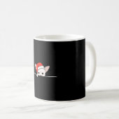 クリスマスのチワホアドッグ コーヒーマグカップ (正面右)
