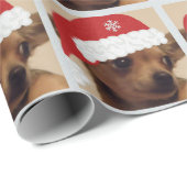 クリスマスのチワワの包装紙 ラッピングペーパー (ロールコーナー)