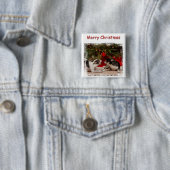 クリスマスのチワワ 缶バッジ (インサイチュ)