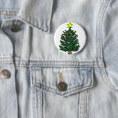 クリスマスのツリー 缶バッジ (インサイチュ)