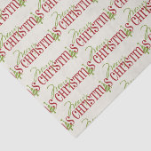 クリスマスのティッシュペーパー 薄葉紙 (詳細)