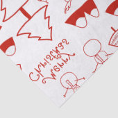 クリスマスのティッシュペーパー 薄葉紙 (詳細)