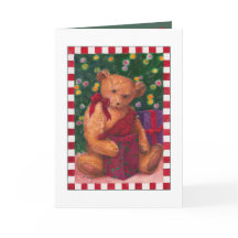 クリスマスのテディベアは示します感謝していしています