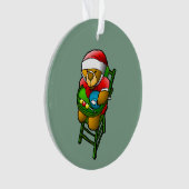 クリスマスのテディベア オーナメント (正面)