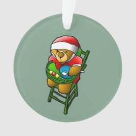 クリスマスのテディベア オーナメント