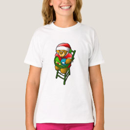 クリスマスのテディベア Tシャツ