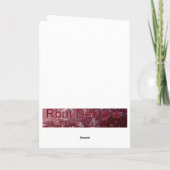 クリスマスのテディー・ベア-カード シーズンカード (裏面)