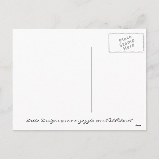 クリスマスのテニスの郵便はがき シーズンポストカード (裏面)