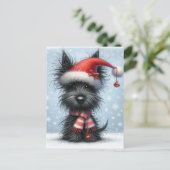 クリスマスのテリア, クリスマスの犬 シーズンポストカード (スタンド正面)
