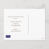 クリスマスのテント小屋の郵便はがき/クリスマスのTipiの郵便はがき シーズンポストカード (裏面)