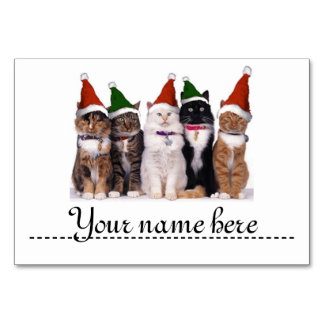 クリスマスのテーブルのための印場所- テーブルナンバー