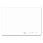 クリスマスのテーブルのための印場所- テーブルナンバー (裏面)