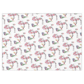 クリスマスのテーブルクロス、メリークリスマスの猫ニャー テーブルクロス (正面(横))