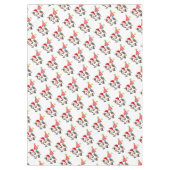 クリスマスのテーブルクロス、メリークリスマス牛の国 テーブルクロス (正面)