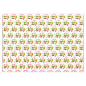 クリスマスのテーブルクロメリース、小妖精や小人ペパーミント テーブルクロス (正面(横))