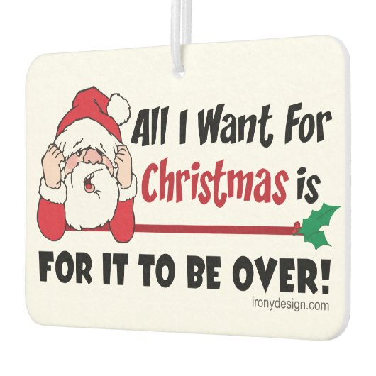 クリスマスのデザインに必要なおもしろいもの カーエアーフレッシュナー (左)