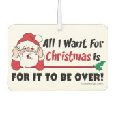 クリスマスのデザインに必要なおもしろいもの カーエアーフレッシュナー (正面)