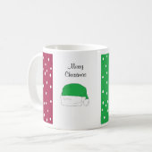 クリスマスのデザイン コーヒーマグカップ (正面左)