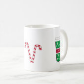 クリスマスのデザイン ホリデー コーヒーマグカップ (正面右)