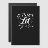クリスマスのデザイン - Let's Get Lit (正面/裏面)