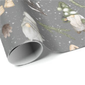 クリスマスのトナカイとノーム ラッピングペーパー (ロールコーナー)