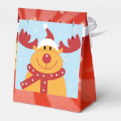 クリスマスのトナカイのお願い フェイバーボックス (裏面サイド)