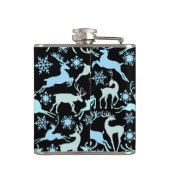 クリスマスのトナカイのパタークールン、ライトシェード01 フラスク (裏面)