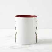 クリスマスのトナカイのマグ マグカップ (中央)