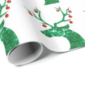 クリスマスのトナカイの続編 ラッピングペーパー (ロールコーナー)