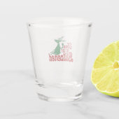 クリスマスのトナカイを祝福する時間 ショットグラス (裏面)