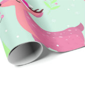 クリスマスのトナカイ模様 ラッピングペーパー (ロールコーナー)