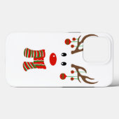 クリスマスのトナカイ漫画 Case-Mate iPhoneケース (裏面 (横))