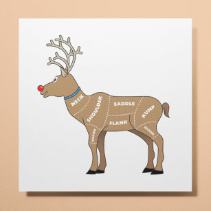 クリスマスのトナカイ肉 ポスター