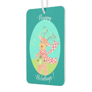 クリスマスのトナカイ車の芳香剤 カーエアーフレッシュナー