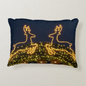 クリスマスのトナカイ アクセントクッション (裏面)