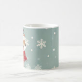 クリスマスのトナカイ コーヒーマグカップ (中央)
