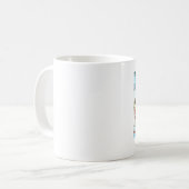 クリスマスのトナカイ コーヒーマグカップ (正面左)