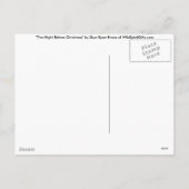 クリスマスのトナカイ シーズンポストカード (裏面)