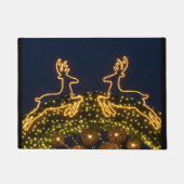 クリスマスのトナカイ ドアマット (正面)