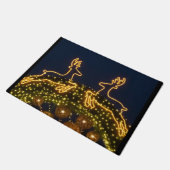 クリスマスのトナカイ ドアマット (アングル)