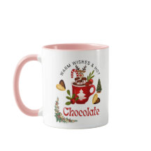 クリスマスのトナカイ ホット かわいい コーヒーマグ