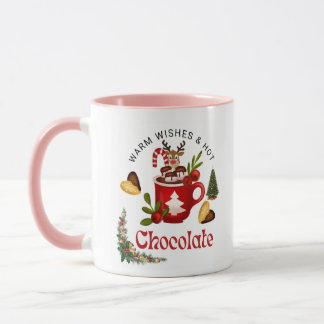 クリスマスのトナカイ ホット かわいい コーヒーマグ マグカップ