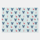 クリスマスのトナカイ ラッピングペーパーシート (正面2)