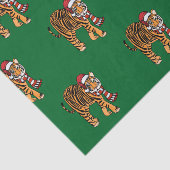 クリスマスのトラのティッシュペーパー 薄葉紙 (詳細)