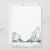 クリスマスのトラックが冬の誕生日に 招待状 (裏面)