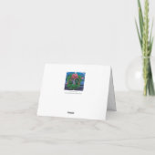 クリスマスのトラック飾を買う カード (裏面)