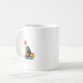 クリスマスのトラ猫と可愛い小さな天使 コーヒーマグカップ (正面左)