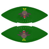 クリスマスのトルコのかわいいフットボール アメリカンフットボール (パネル)