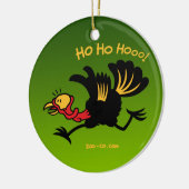 クリスマスのトルコの連続した遠くに! セラミックオーナメント (左)