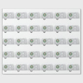 クリスマスのトレーラー ラッピングペーパー (フラット)